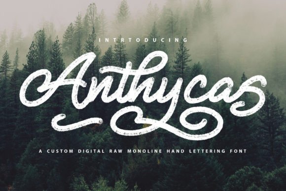 Anthycas: A Modern Handwritten Font for Editorial Design