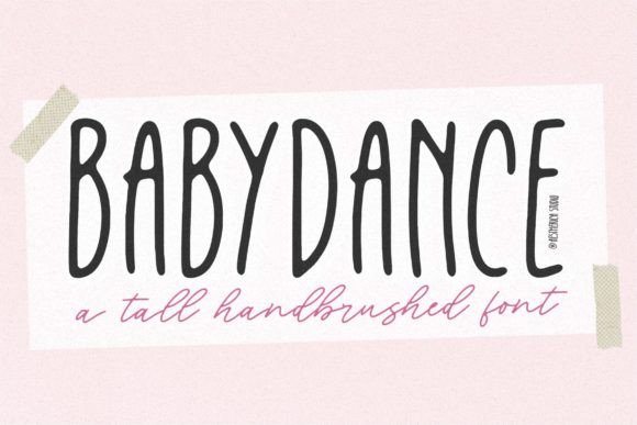 Babydance: A Graceful Script Font for Editorial Elegance