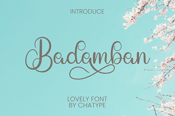 Badamban: A Handwritten Font for Editorial Design