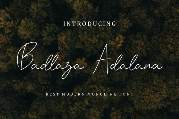 Badlaza Adalana: A Handwritten Font for Modern Editorial Design