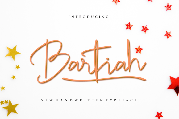 Bartiah: A Handwritten Font for Authentic Branding