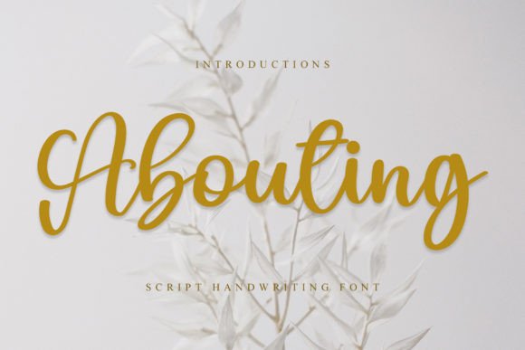Bringing Playfulness to Branding with the Abouting Font