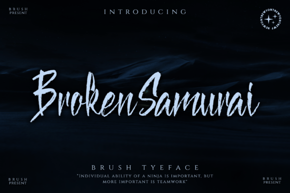Broken Samurai: The Script Typeface That Elevates Campaign Visuals