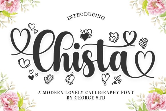 Chista: A Romantic Font for Digital Branding