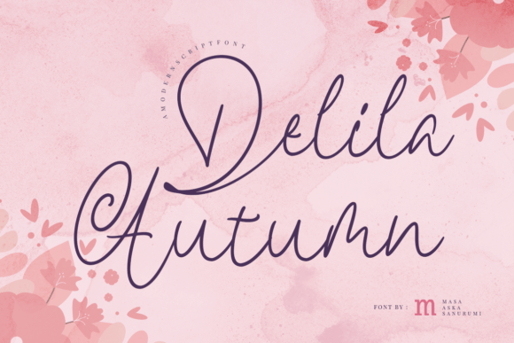 Delila Autumn: The Modern Script Typeface for Scroll-Stopping Campaigns
