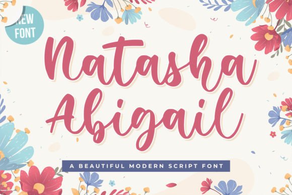 Discover Natasha Abigail: The Script Font That Elevates Editorial Design