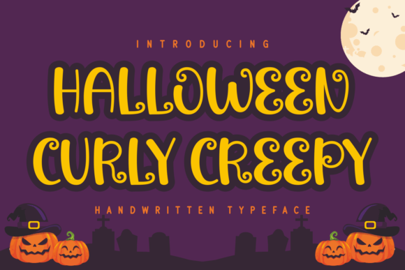 Halloween Curly Creepy: A Playful Font for Editorial Design
