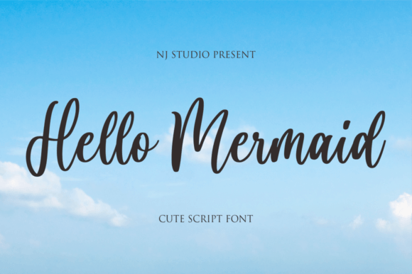 Hello Mermaid: A Handwritten Script Font for Modern Web Design