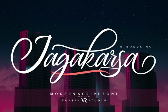 Jagakarsa: A Script Font That Elevates Editorial Design