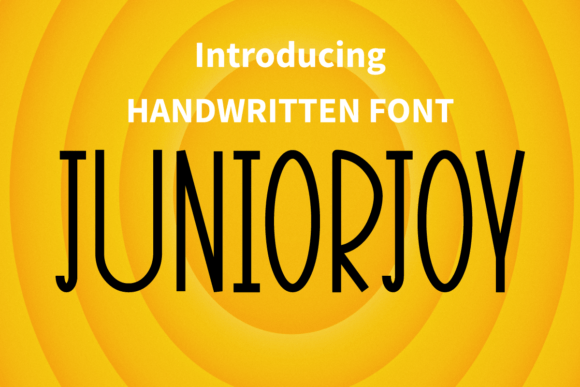 Juniorjoy: A Whimsical Font for Handmade Creations