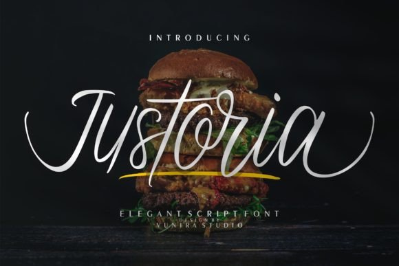 Justoria: A Handwritten Font That Elevates Editorial Design
