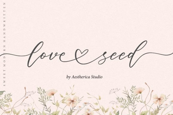Love Seed: The Perfect Typeface to Elevate Your Brand Identity