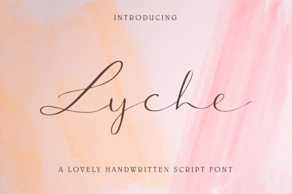 Lyche Font for Branding: A Chic Upgrade for Small Business Materials