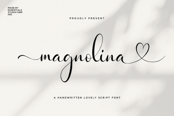 Magnolina: A Professional Script Font for Your Brand