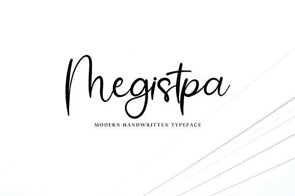 Megistpa: The Elegant Script Typeface for Modern Editorial Design