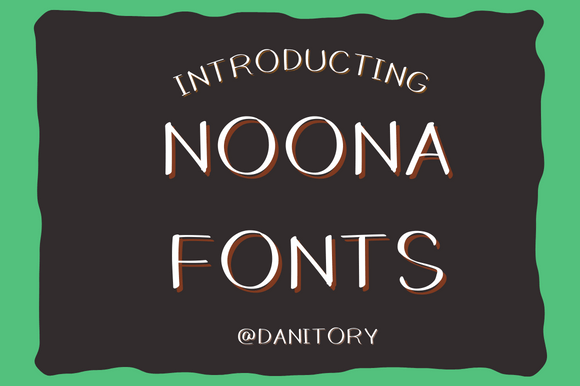Noona: A Soft Handwritten Font for Digital Design