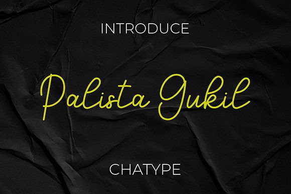 Palista Gukil: A Handwritten Font for Thoughtful Editorial Design