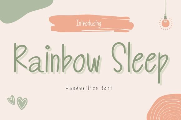 Rainbow Sleep: The Perfect Handwritten Font for Editorial Design