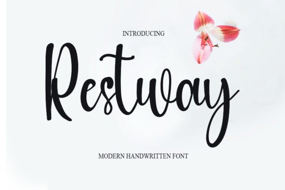 Restway: A Handwritten Font That Elevates Branding Projects