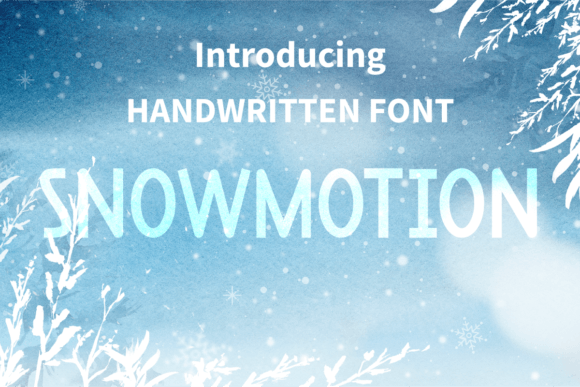 Snowmotion: A Whimsical Font for Bold Branding