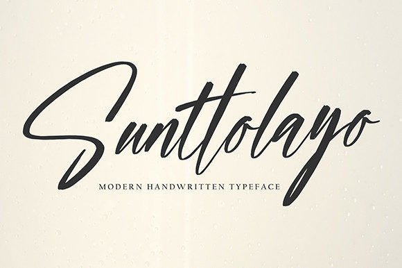Sunttolayo Script Font for Modern Web Design