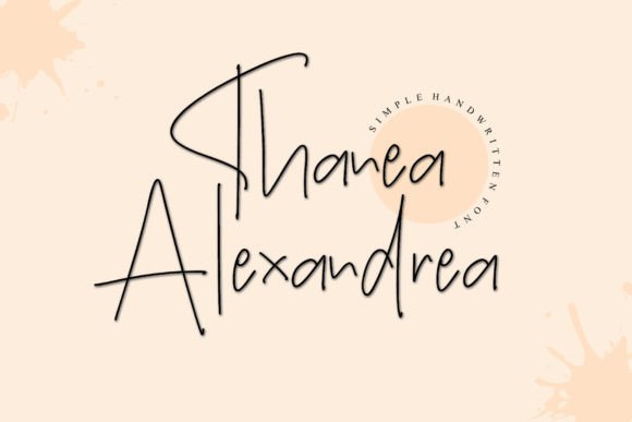 Thanea Alexandrea: A Simple Font That Transformed My Brand