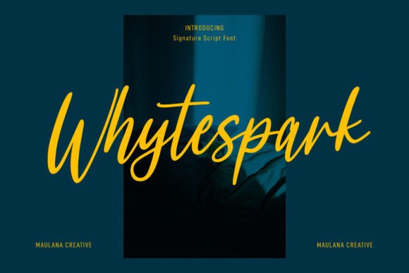 Whytespark: A Handwritten Font That Elevates Editorial Design